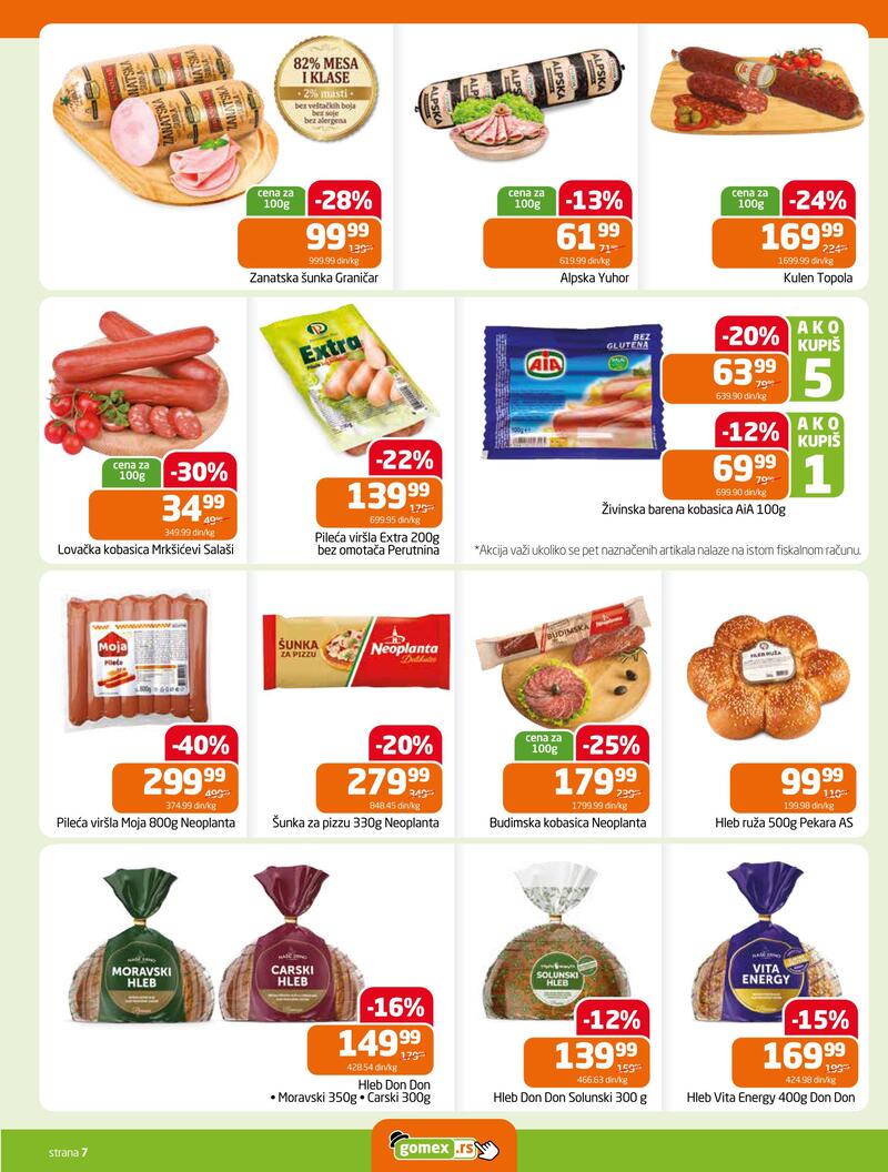 Gomex katalog hrana