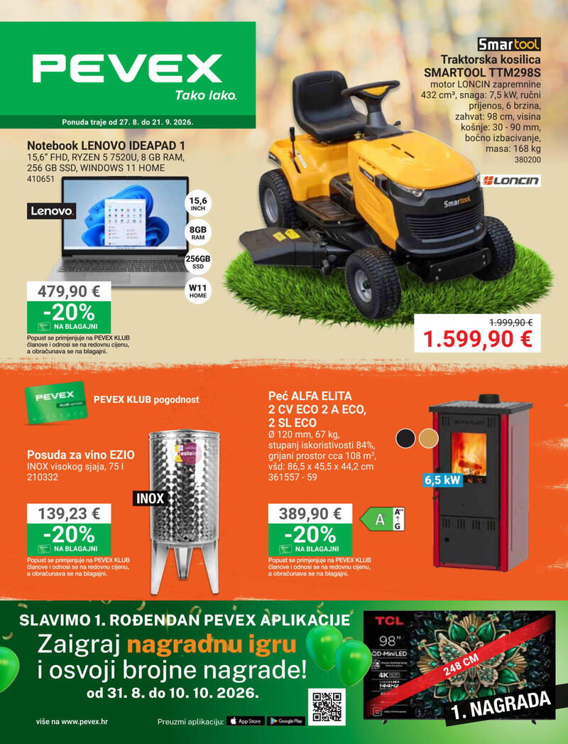 Pevex kataloška akcija