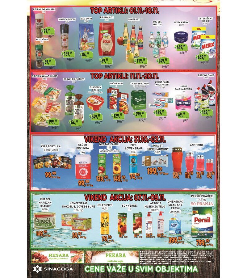 Sinagoga katalog akcija