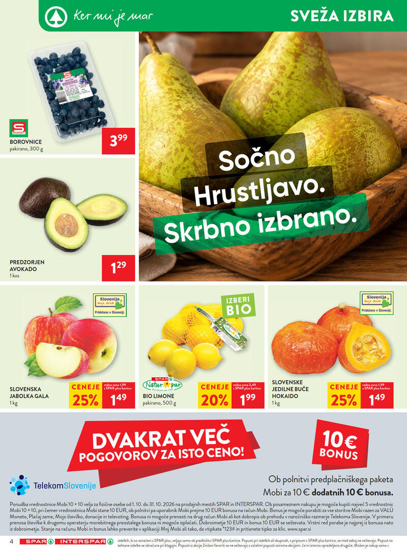 Spar katalog - Tedenska akcija