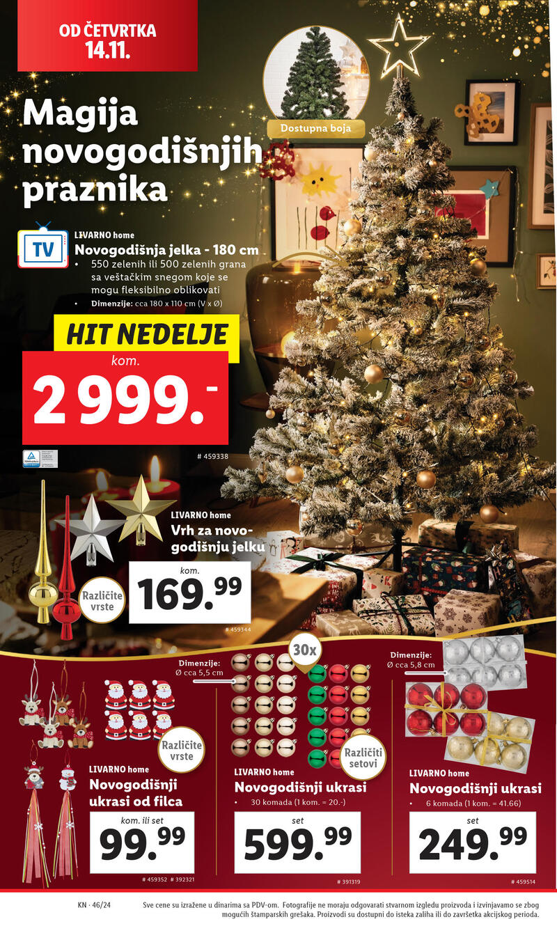 Lidl katalog akcija neprehrana