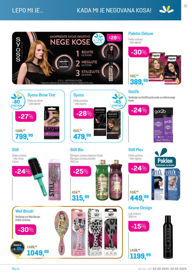 Lilly Drogerie katalog akcija