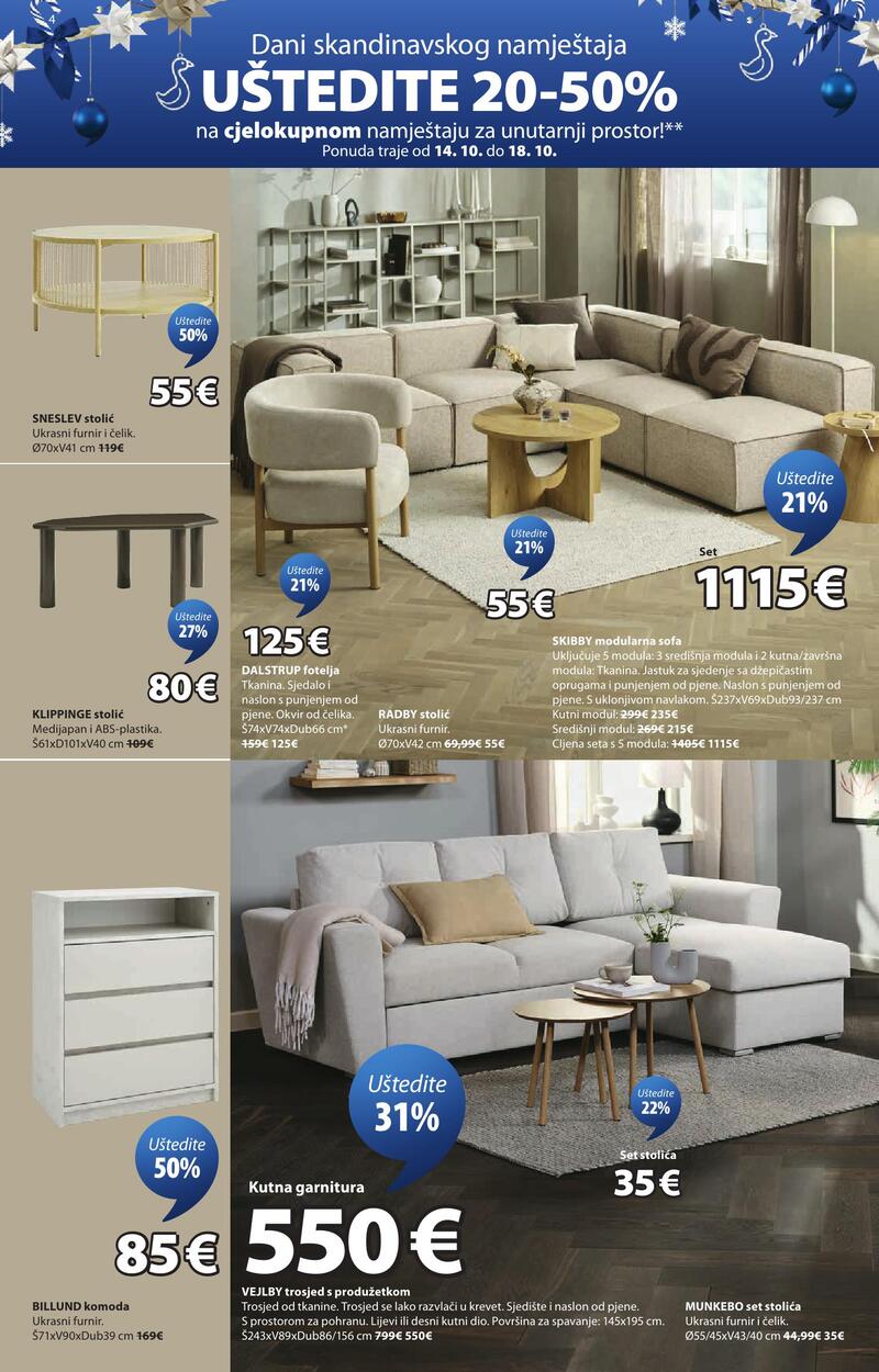 JYSK katalog - Mjesečna akcija