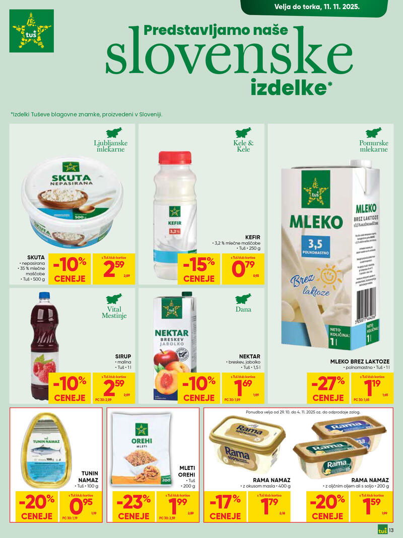 Tuš redni katalog