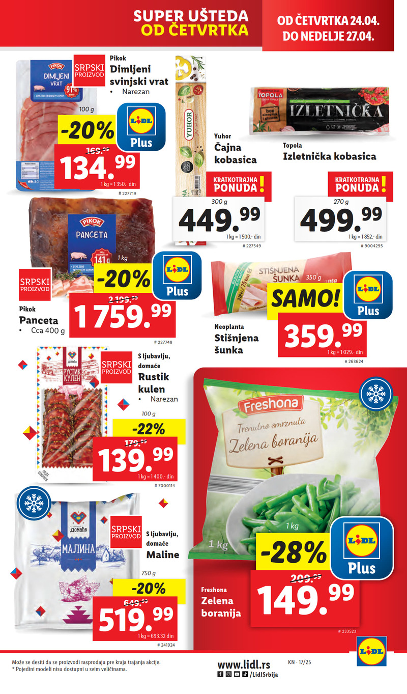 Lidl katalog akcija