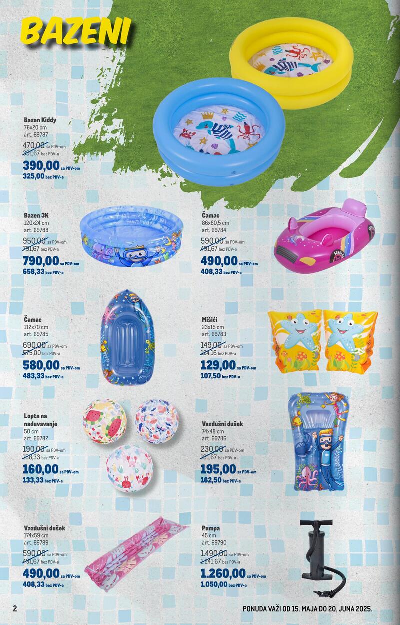 Metro katalog bazeni