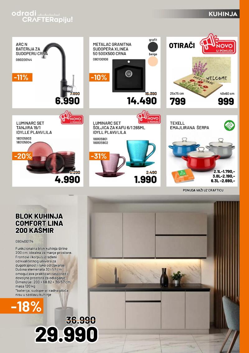 Crafter akcijski katalog