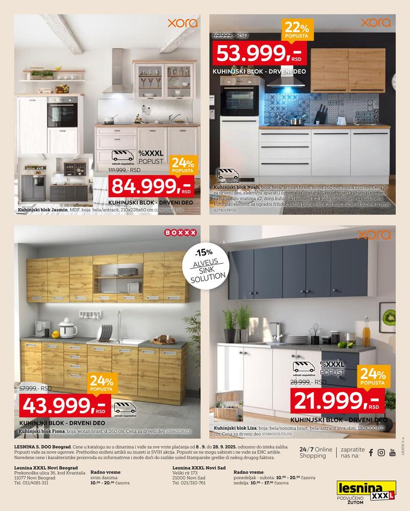 Lesnina XXXL katalog akcija
