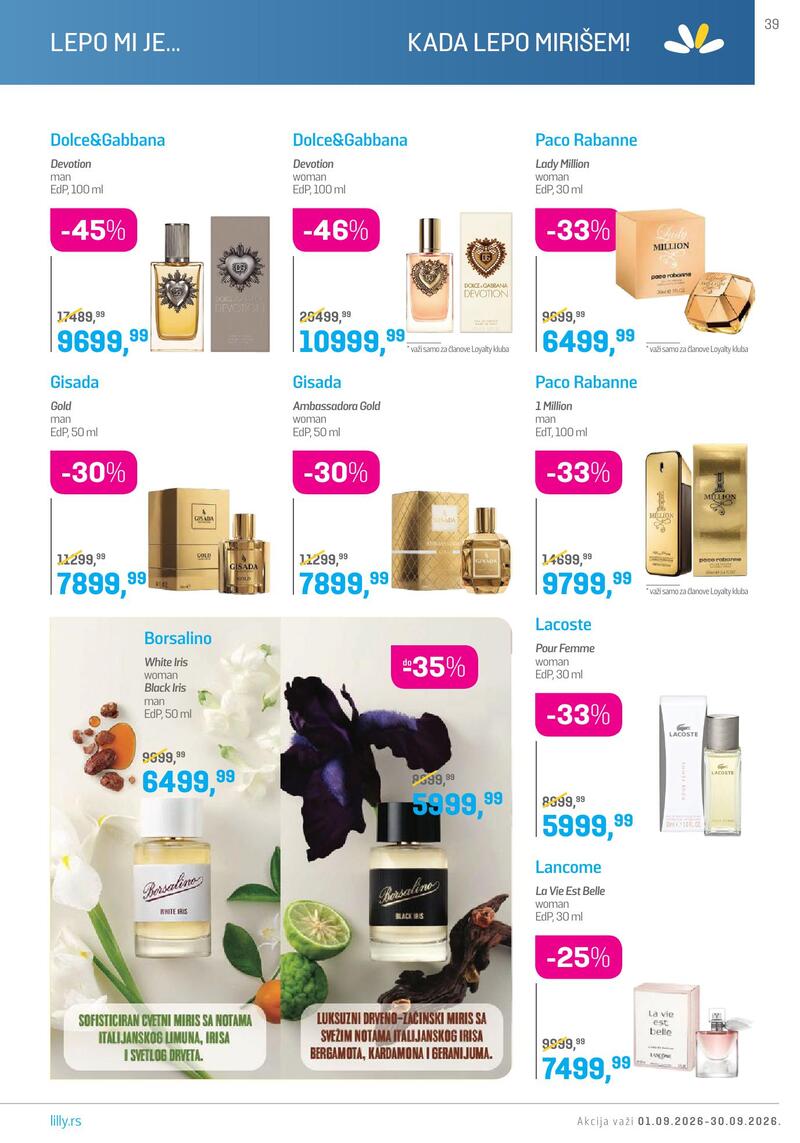 Lilly Drogerie katalog akcija