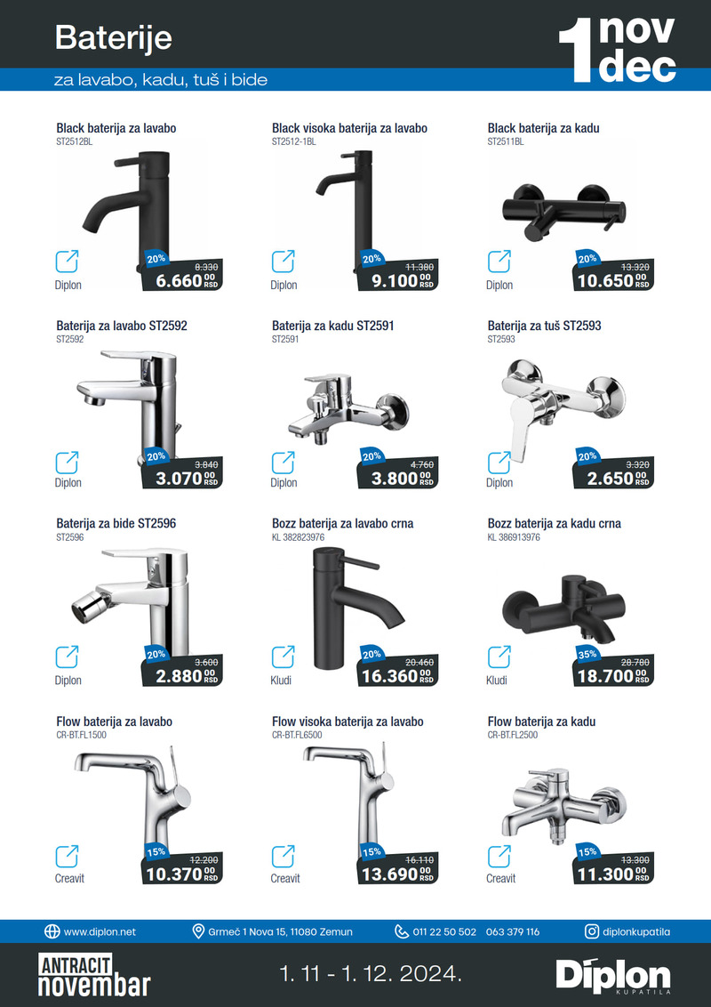 Diplon kupatila katalog akcija
