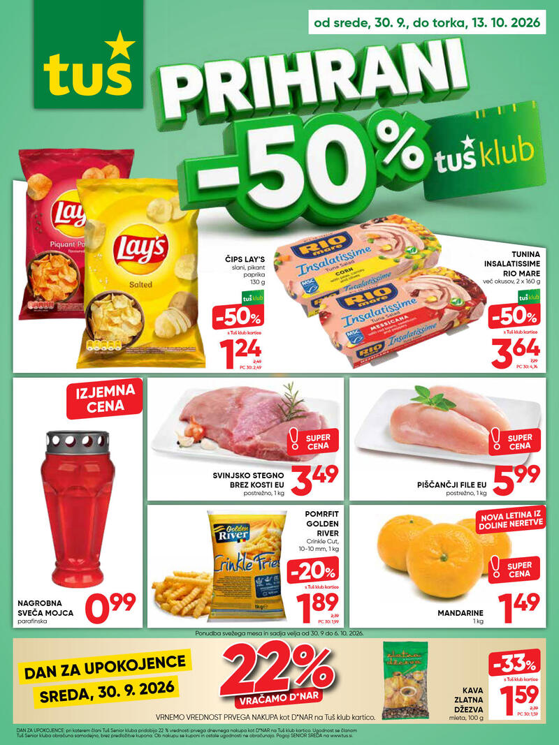 Tuš katalog akcija Dvotedenska akcija