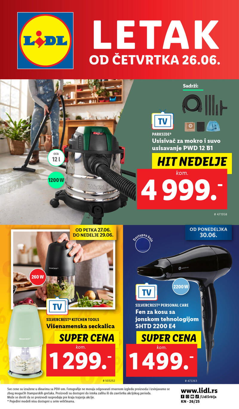 Lidl katalog akcija neprehrana