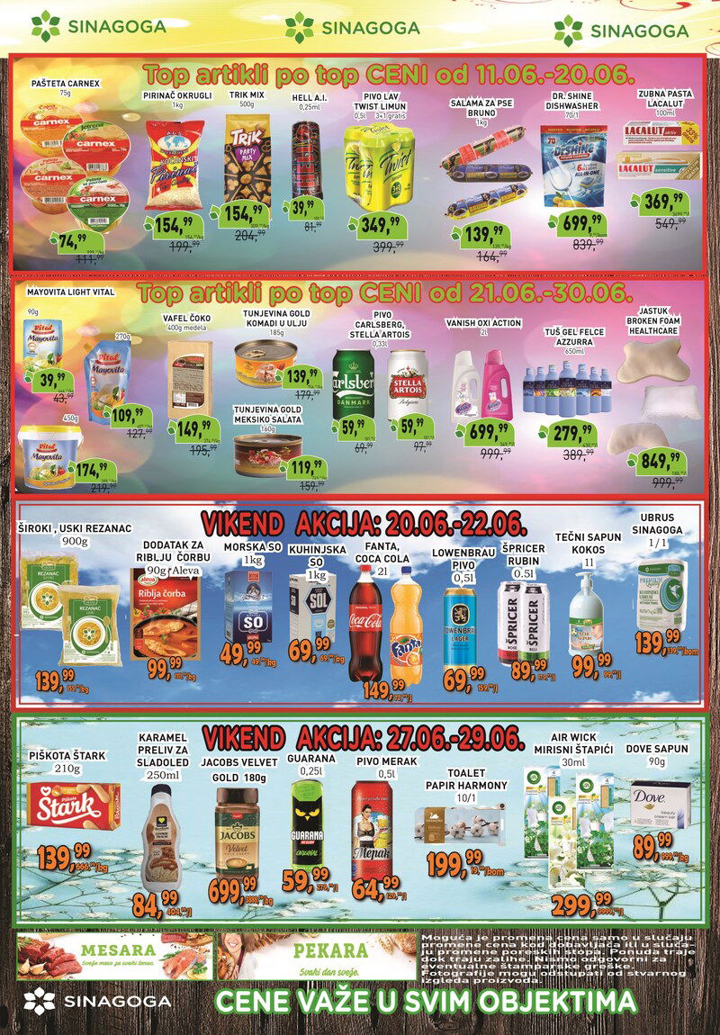 Sinagoga katalog akcija
