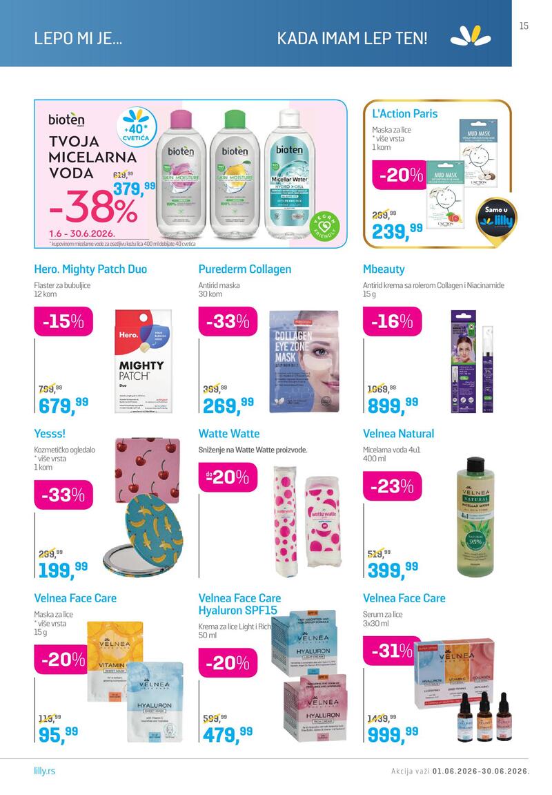 Lilly Drogerie katalog akcija