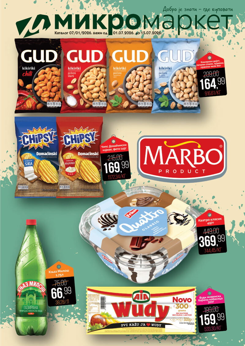 Mikromarket katalog akcija Polumesečna akcija