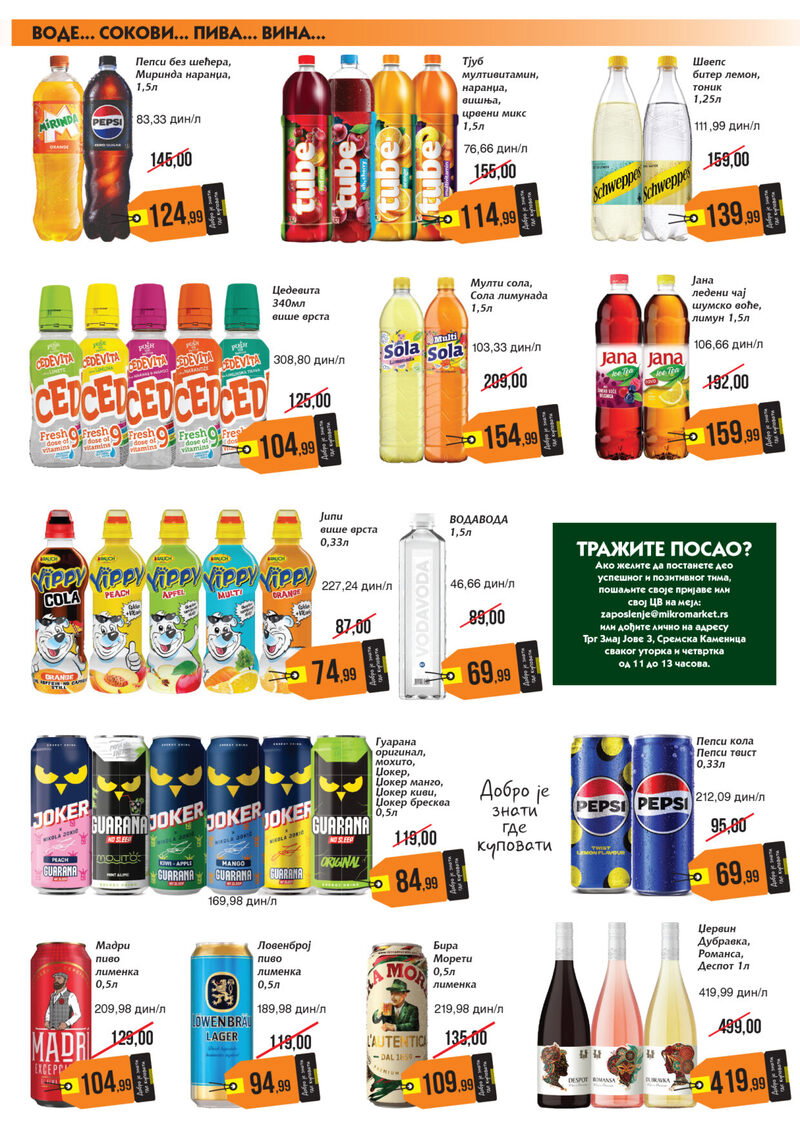 Mikromarket katalog - Polumesečna akcija