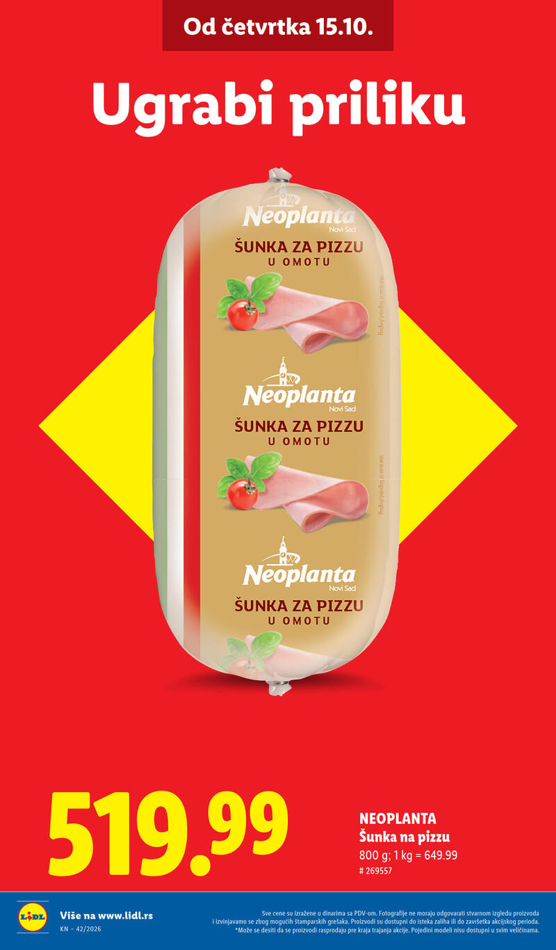 Lidl katalog - Nedeljna akcija