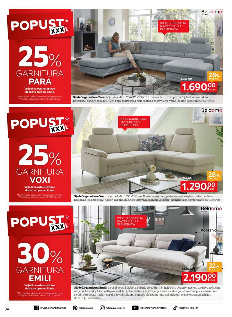 Lesnina XXXL katalog akcija