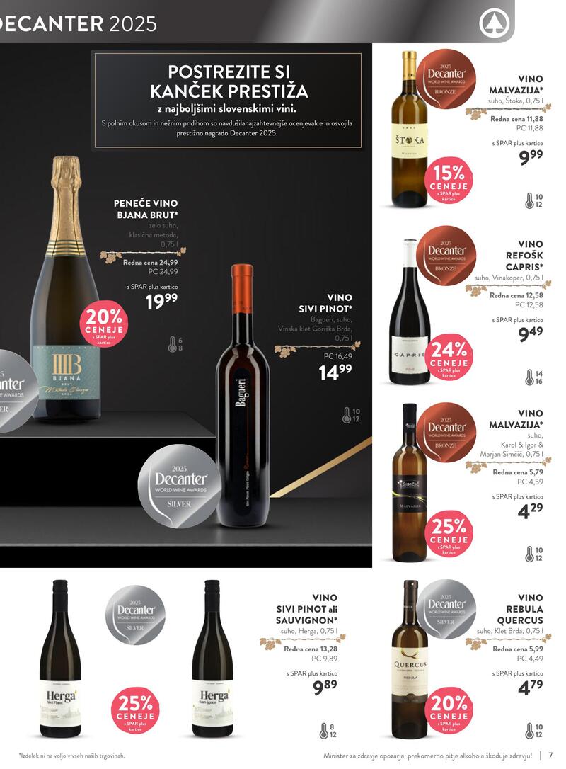Spar katalog vino