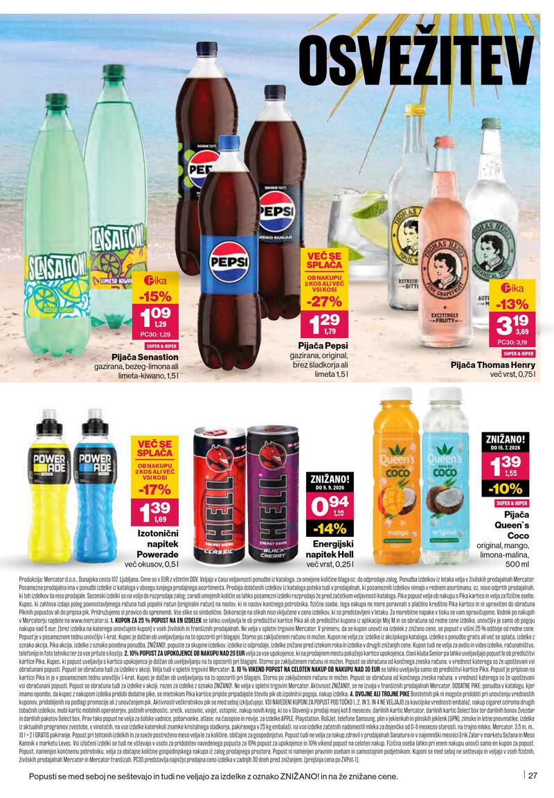 Mercator redni katalog