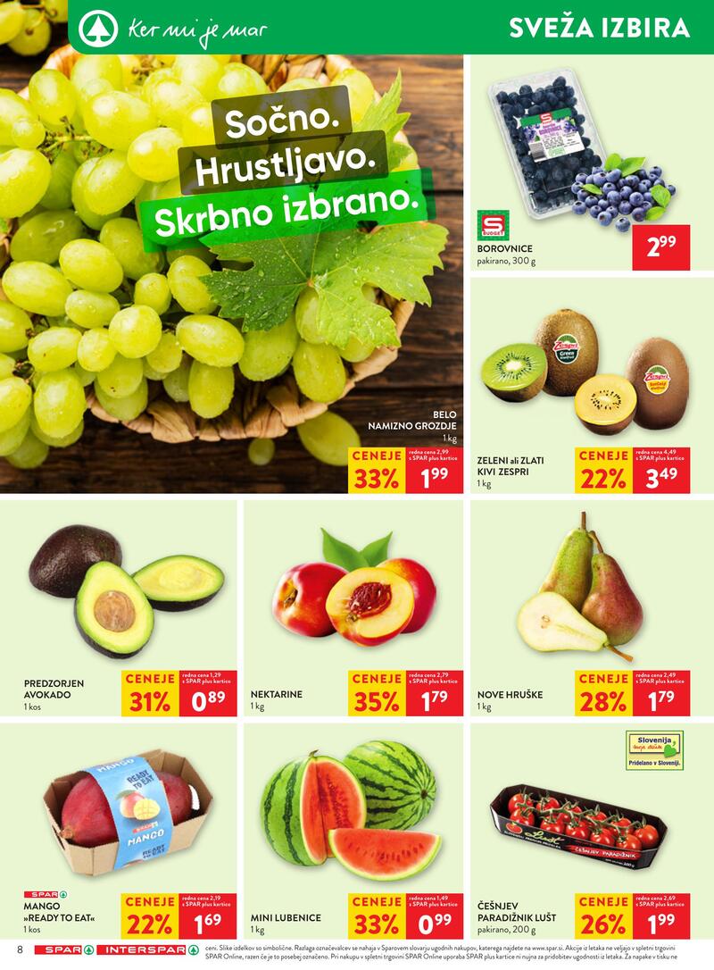 Spar redni katalog