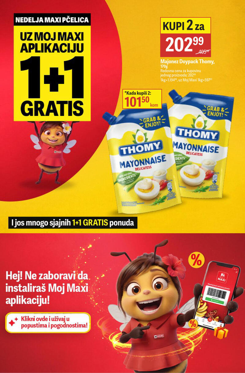 Maxi katalog – Nedeljna akcija