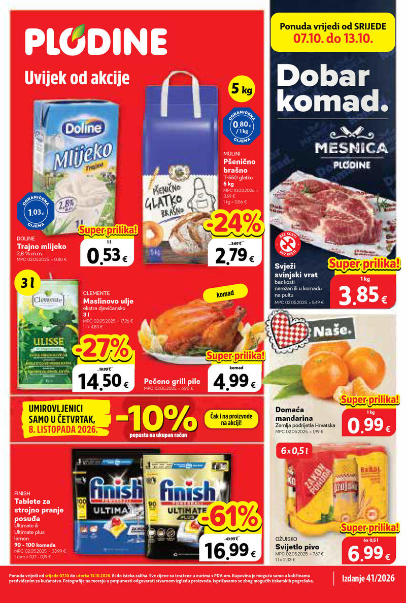 Plodine katalog akcija Tjedna akcija