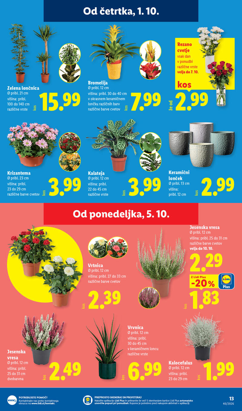 Lidl katalog - Tedenska akcija