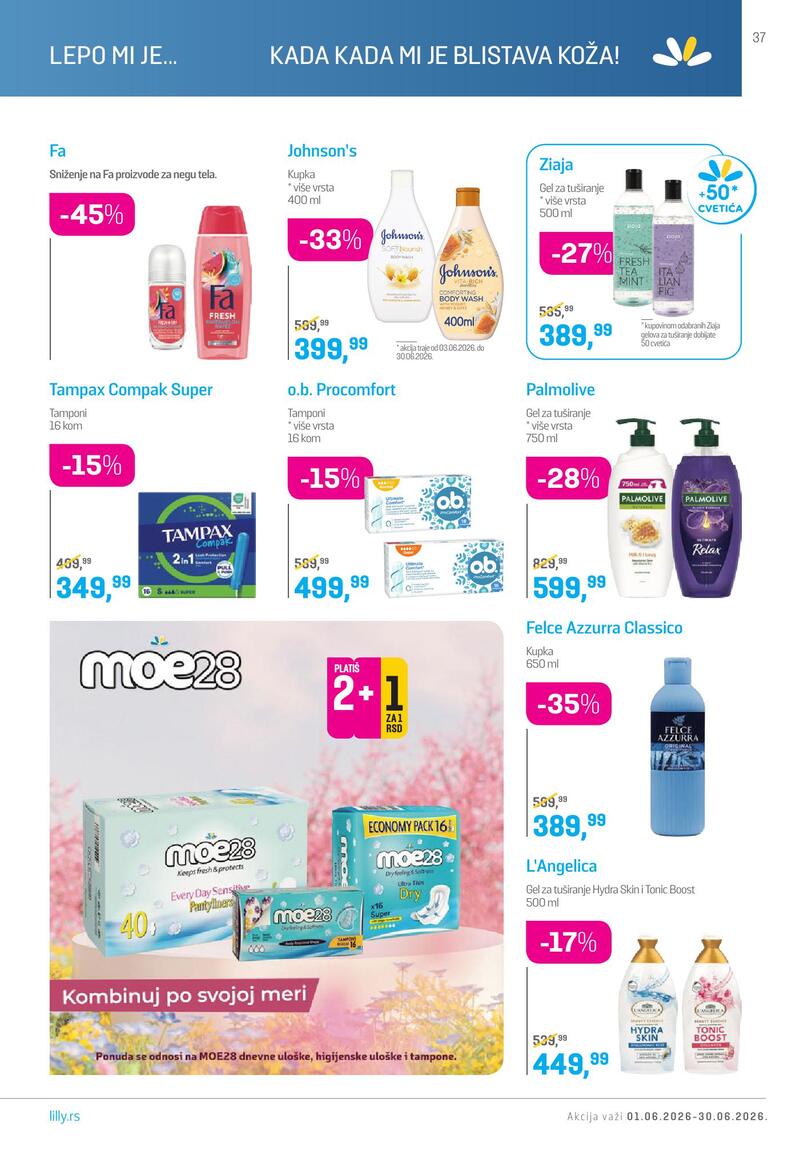 Lilly Drogerie katalog akcija