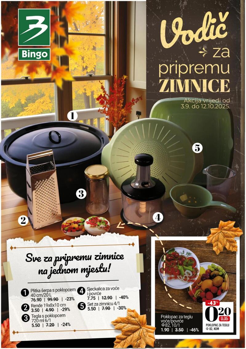 Bingo vodič za pripremu zimnice