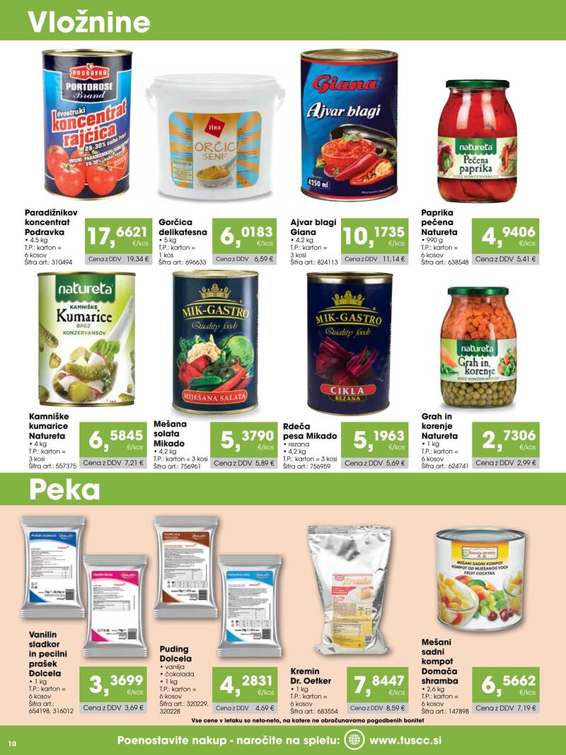 Tuš Cash & Carry gostinec
