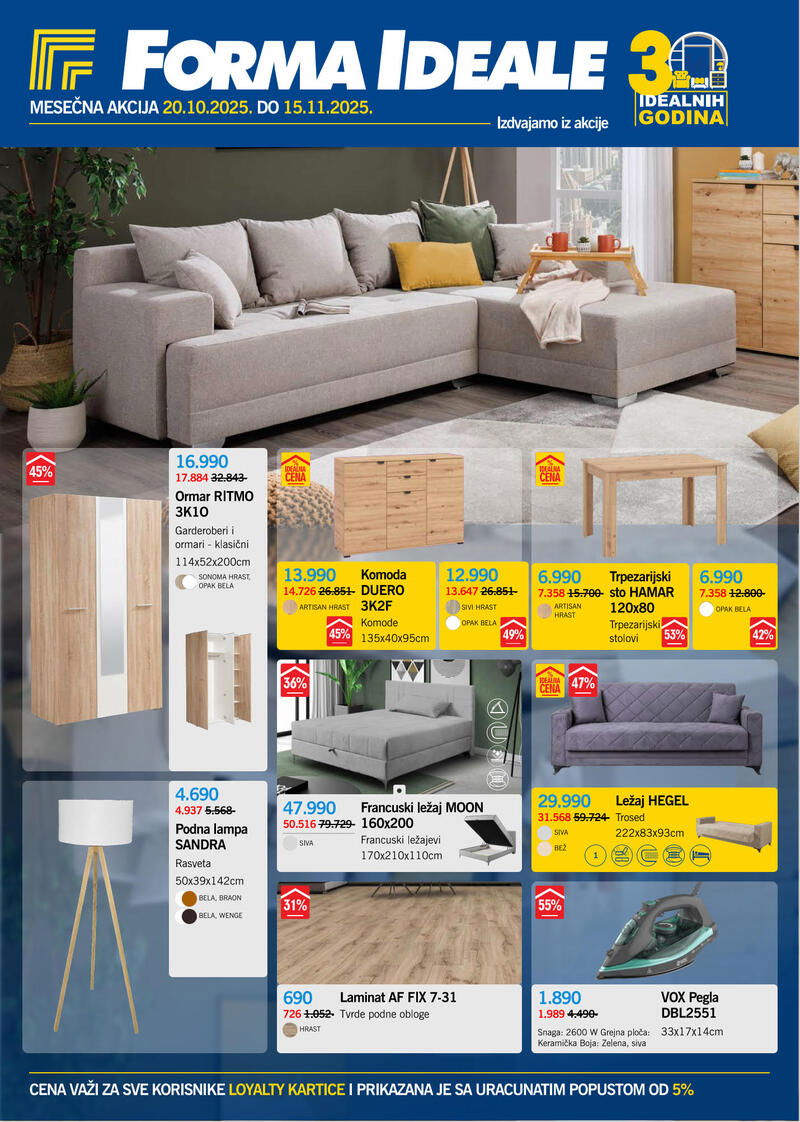 Forma Ideale katalog akcija