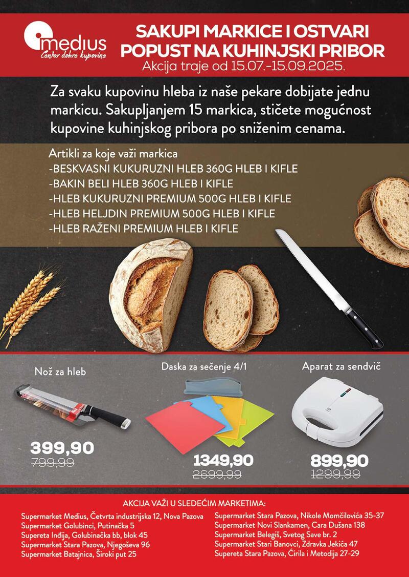 Medius katalog akcija
