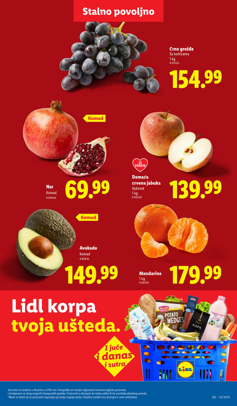 Lidl katalog - Nedeljna akcija