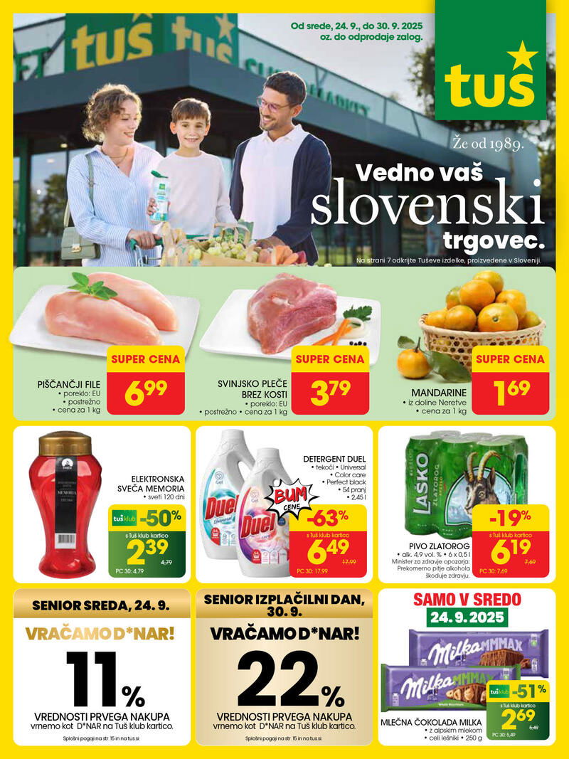 Tuš redni katalog