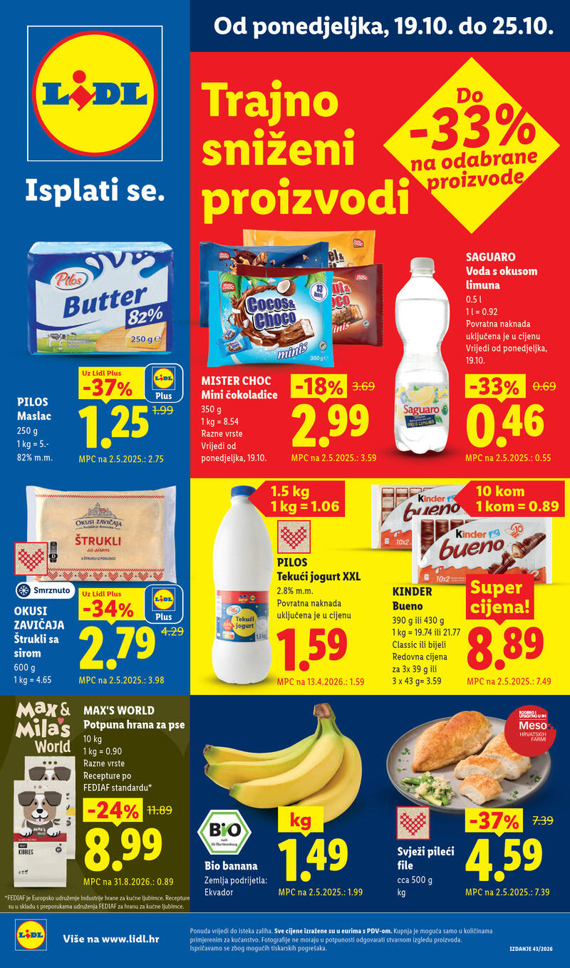 Lidl katalog - Tjedna akcija