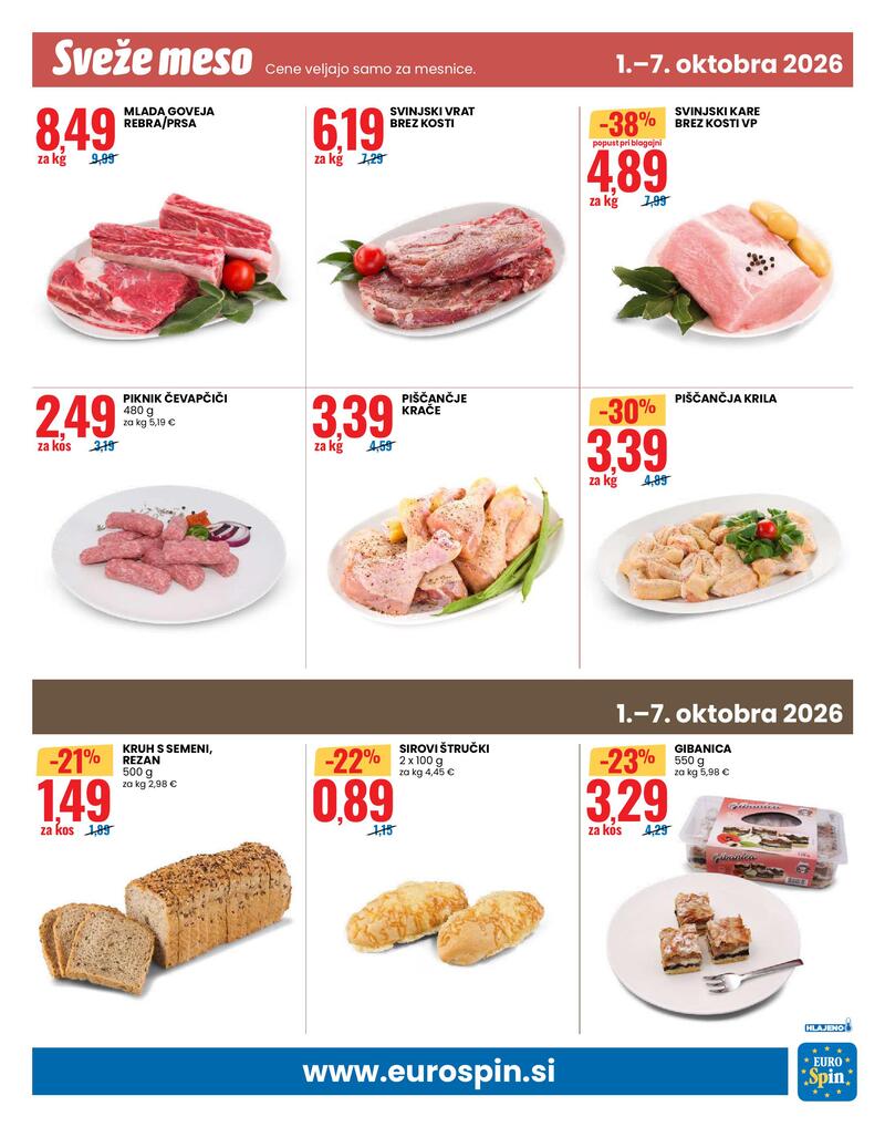 Eurospin katalog - Tedenska akcija
