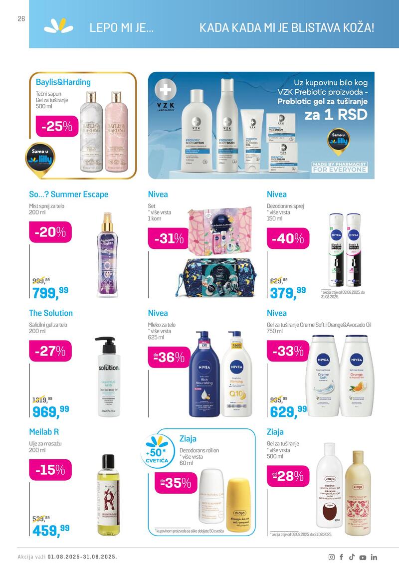 Lilly Drogerie katalog akcija