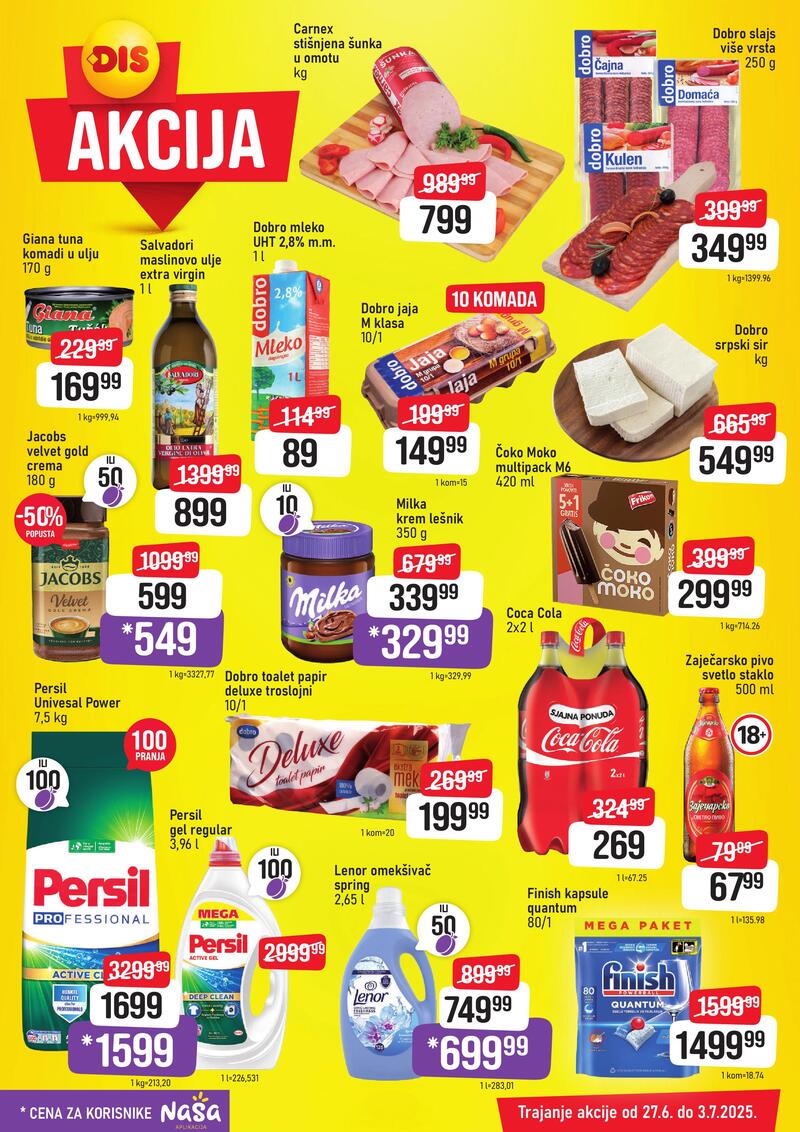 DIS Hipermarket nedeljna akcija