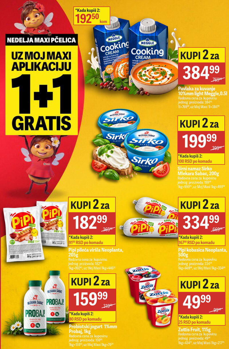Maxi katalog – Nedeljna akcija