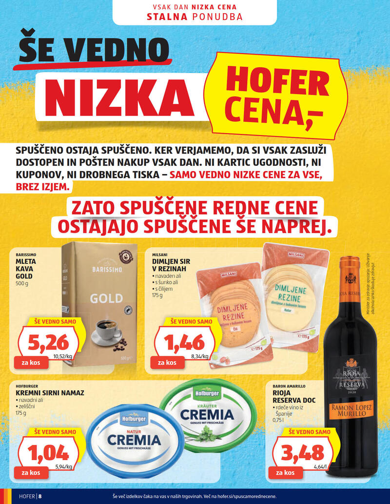 Hofer redni katalog