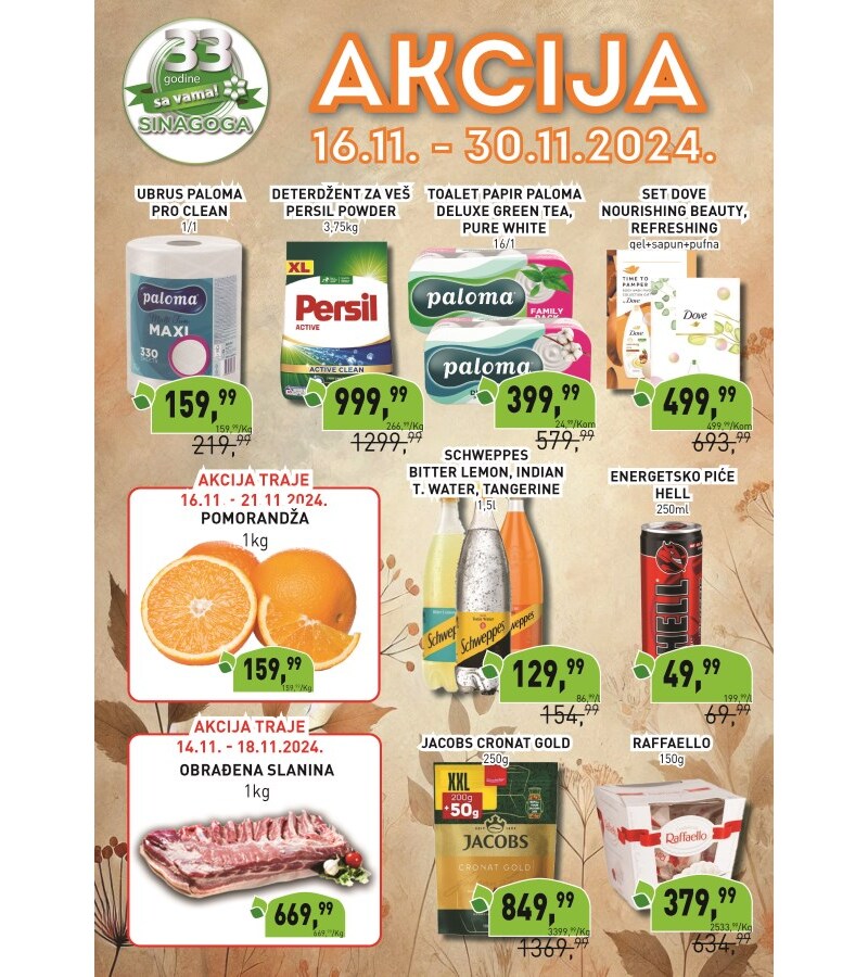 Sinagoga katalog akcija