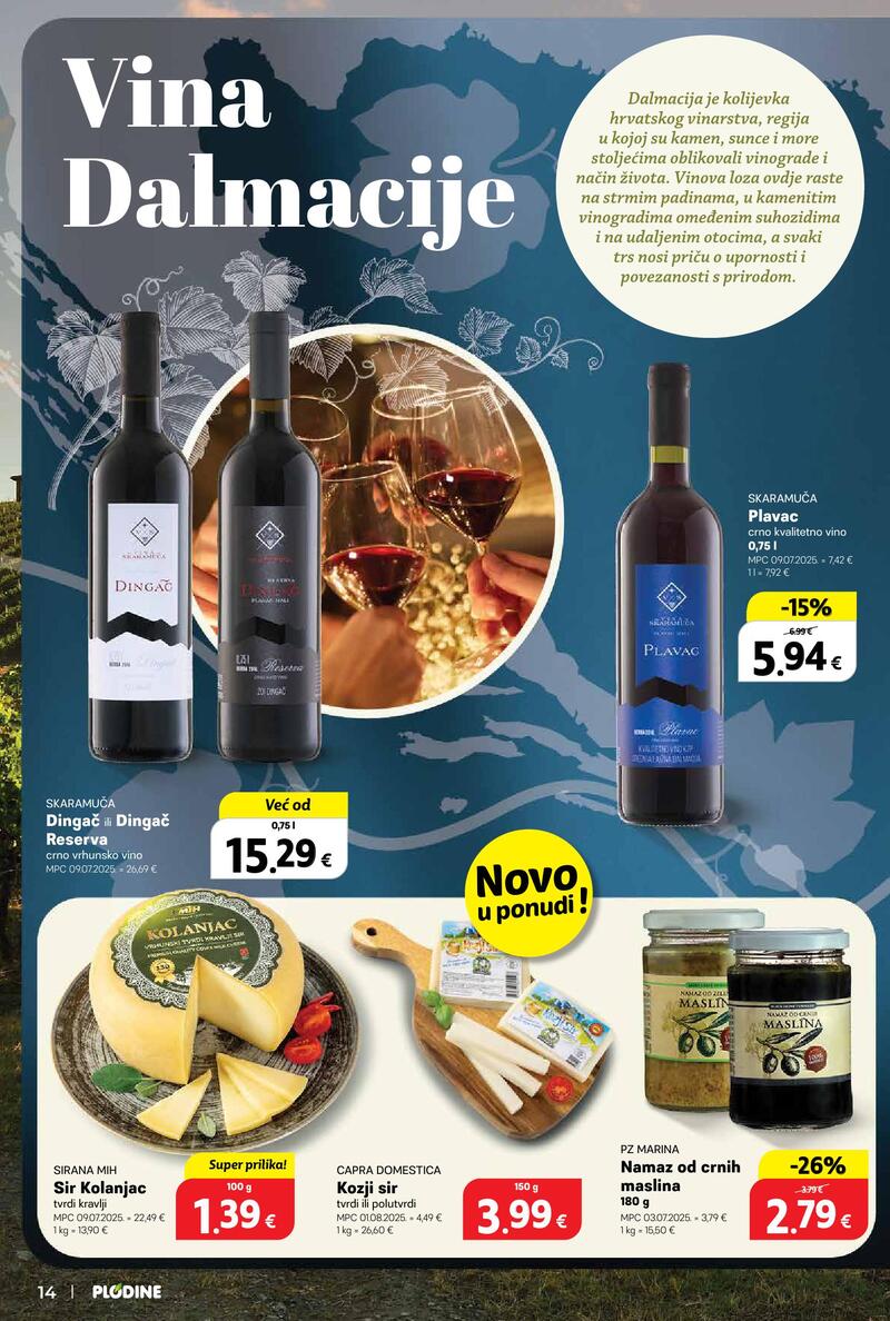 Plodine katalog vina i delicije