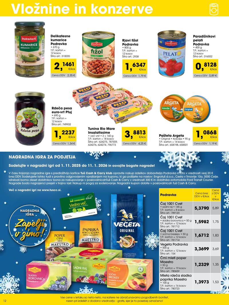 Tuš Cash & Carry trgovec