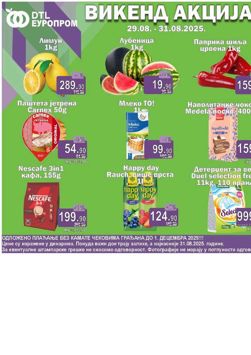 Europrom katalog vikend akcija