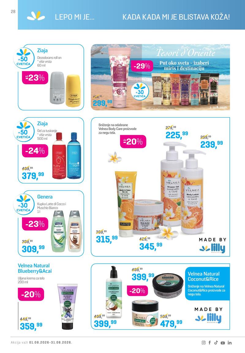 Lilly Drogerie katalog akcija