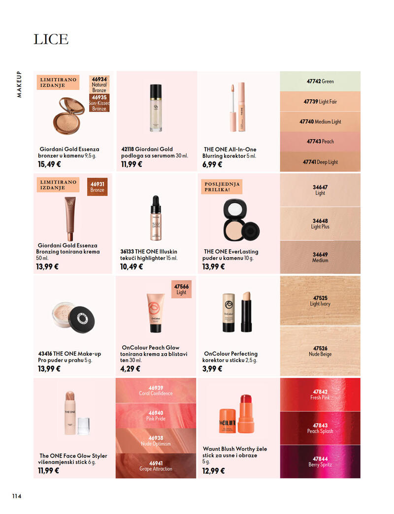 Oriflame katalog - Mjesečna akcija