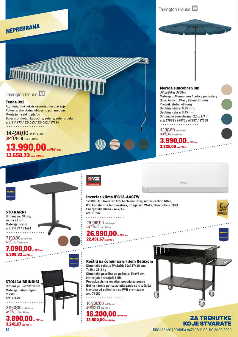 Metro katalog akcija Metro neprehrana