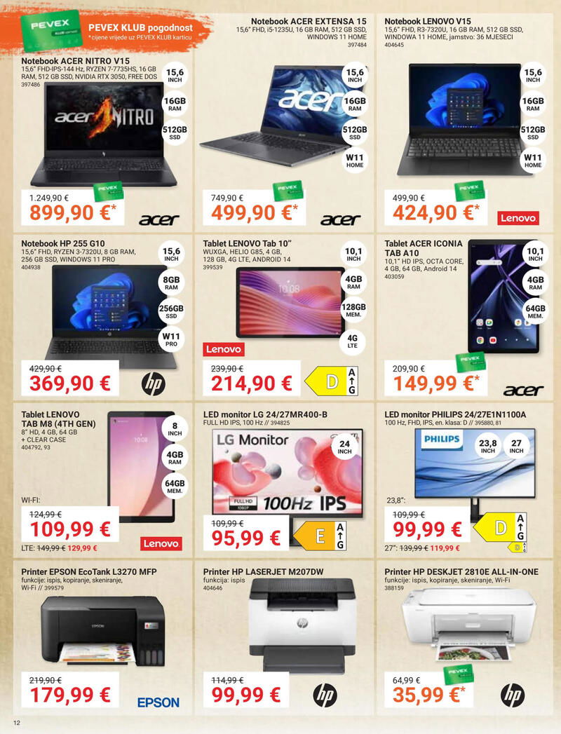 Pevex kataloška akcija