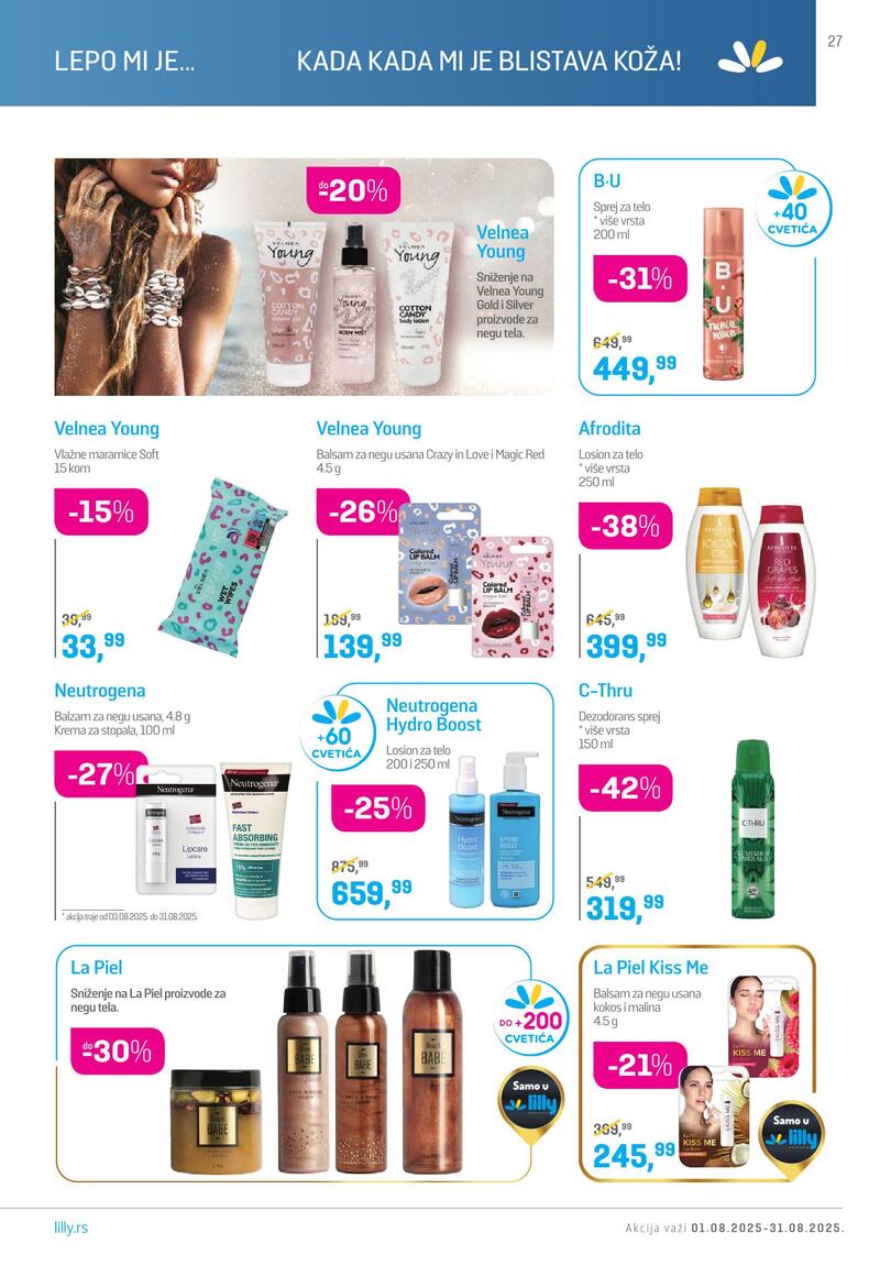 Lilly Drogerie katalog akcija